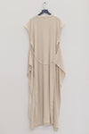 BASERANGE sleeveless dress DRSHS-RIB-SP24 undyed